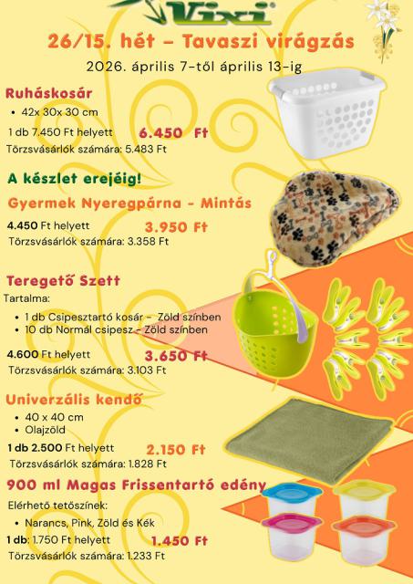 Ismerje meg friss akcióinkat!